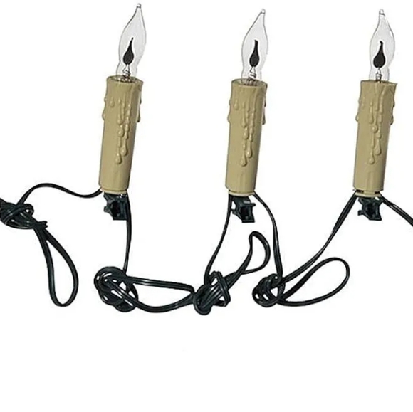 Kurt Adler 7-Light Flicker Flame Candle Light Set - Picture 2 of 5